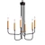 Elegant 6-Light Candle Chandelier 3D model small image 1