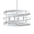 Stunning Stauton Chandelier: 4-Light Beauty 3D model small image 2