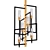 Geometric Chandelier: Vivaan 6-Light 3D model small image 1