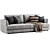 Modern Comfort: West Elm Haven Sofa 3D model small image 3