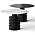 Modern CB2 Column Dining Table 3D model small image 1