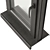 Sleek UPVC Double Glazed Window 3D model small image 3