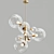 Unique Spherical Glass Chandelier 3D model small image 3