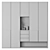 Modern Hallway Composition 52 | Sleek Design 3D model small image 3