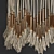 Boho Macrame Chandelier 3D model small image 3