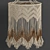 Boho Macrame Chandelier 3D model small image 4