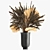 Reed Elegance: Decorative Dry Flower Bouquet 3D model small image 1