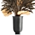 Reed Elegance: Decorative Dry Flower Bouquet 3D model small image 2