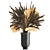Reed Elegance: Decorative Dry Flower Bouquet 3D model small image 5