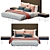 Lago Design Floating Bed 3D model small image 1