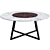 Denver Dining Table: Contemporary Design for Elegant Dining 3D model small image 1