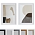 Modern Abstract Frame Set 3D model small image 1