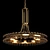 Glamorous Crystal Clover Chandelier 3D model small image 1