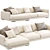 Luxurious Bristol Sofa by Poliform 3D model small image 4