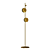 Suprematist Inspired Brass Floor Lamp 3D model small image 2