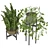 Ferm Living Bau Pot Large - Set 0076: Stylish Indoor Plants 3D model small image 1
