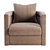 Drummond Armchair: Stylish and Versatile 3D model small image 3