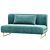 Versatile Rosy Sofa: 3x Function, Comfort & Style 3D model small image 4