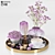 Elegant Decorative Tray Set 3D model small image 5