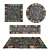 Versatile Set of 8 Rugs 3D model small image 1