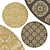 Elegant Circular Carpets | No. 219 3D model small image 1