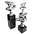 Bionic Chrome Abstract Figures 3D model small image 3