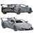 Sleek Lamborghini Veneno Replica 3D model small image 4