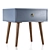 Polly Bedside Table: Modern Design 3D model small image 1