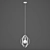 Industrial Charcoal Silverton Ceiling Lamp 3D model small image 5