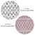 Stylish Set of 6 Round Rugs 3D model small image 4