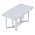 Marble MClassic Table: Stylish & Durable 3D model small image 2