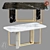 Marble MClassic Table: Stylish & Durable 3D model small image 3