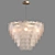 Elegant Shell Chandelier 3D model small image 1