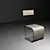 Elegant Velvet Accent Chair 3D model small image 2