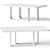 Versatile CB2 Dining Table: Stylish and Functional 3D model small image 2