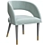 Berkeley Chair - Contemporary and Stylish Seating Solution 3D model small image 1