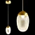 Elegant Gold Pendant Lamp - Lampatron Enterprise 3D model small image 2