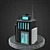 Futuristic Cyberpunk Building 3D model small image 4