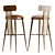 Blakey Bar Chair: Stylish Seating for Modern Spaces 3D model small image 2