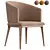 Contemporary Opera Louise Chair 3D model small image 1