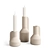 Ceramic Candleholder Set 3D model small image 1