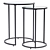 Modern Round Nesting End Tables 3D model small image 1