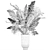 Elegant Dry Reed Bouquet 3D model small image 7