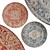 Elegant Circle Rugs | No. 224 3D model small image 1