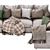 FLEXFORM Asolo 270 XF: Sleek Sofa with UV Mapping 3D model small image 6