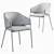 Sleek Dill Dining Chair 3D model small image 6