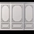 Elegant Wall Molding: 3D Max 2014, Corona 6.2, FBX & OBJ Export 3D model small image 3