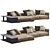 Poliform Bristol: Modern Millimeter Precision Sofa 3D model small image 2