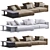 Poliform Bristol: Modern Millimeter Precision Sofa 3D model small image 3