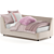 Delavega Children Bed: Contemporary Comfort for Little Ones 3D model small image 3